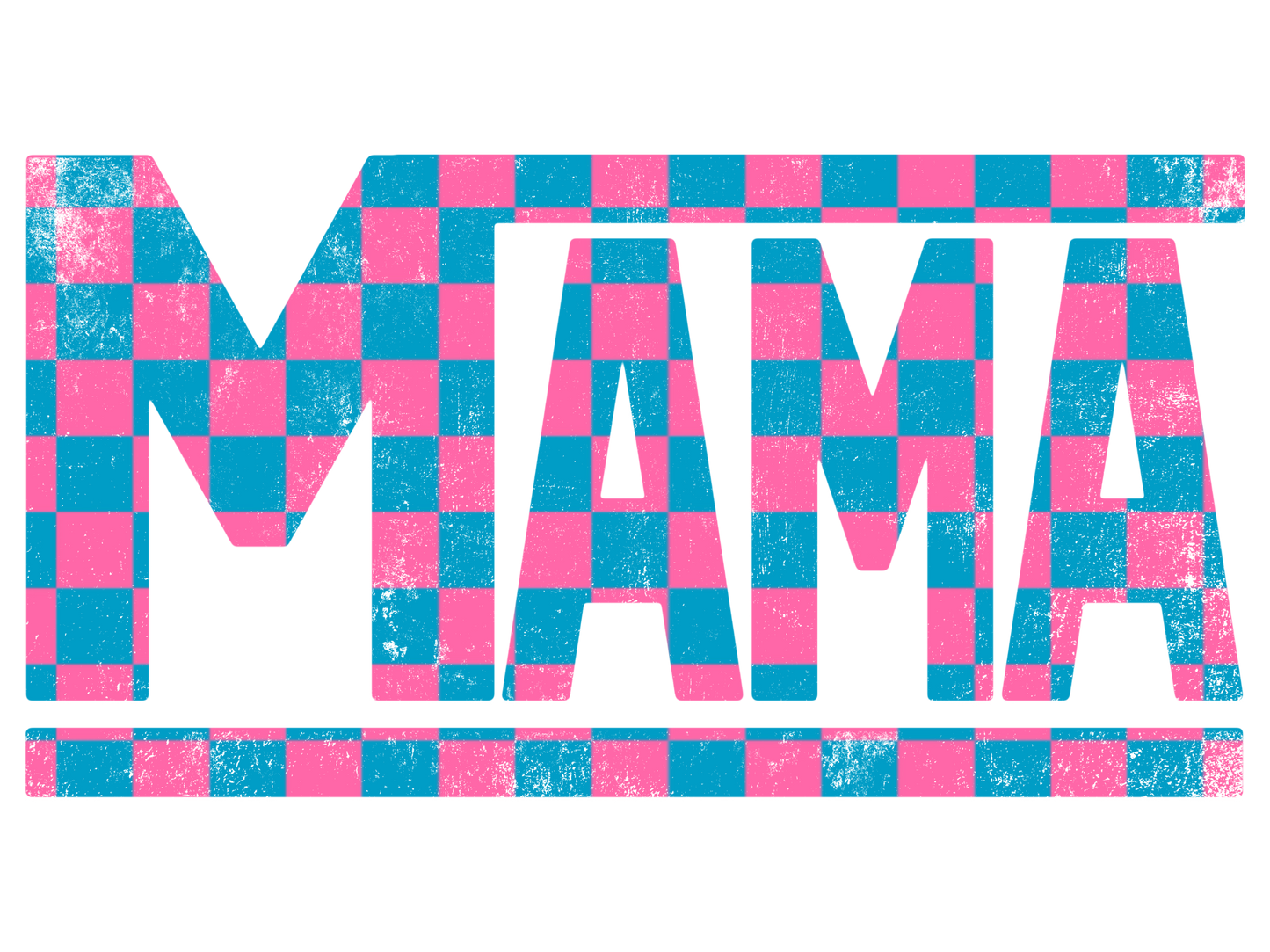 Checkered mama pastel