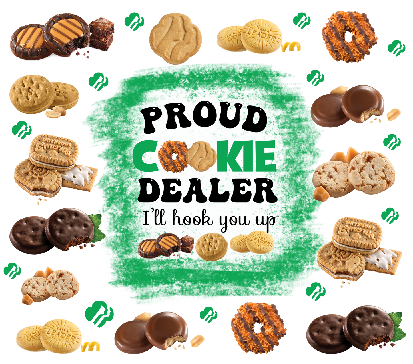 Cookie dealer girl scout tumbler
