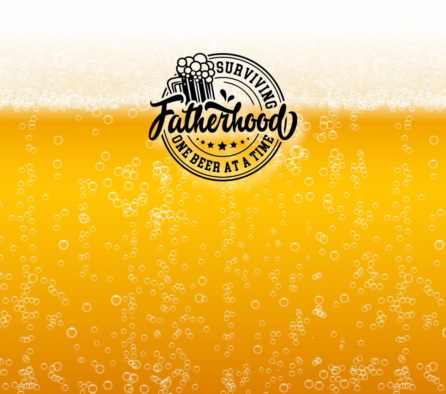 Fatherhood beer tumbler