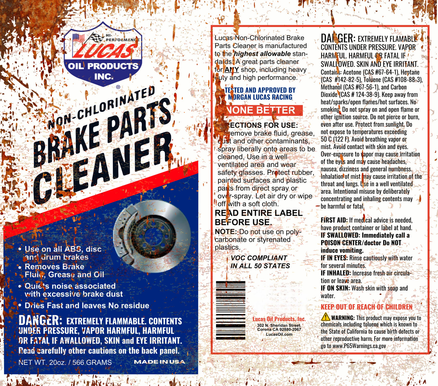 men brake part cleaner tumblers