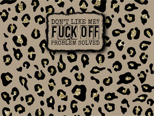 Cheetah fuck off tumbler
