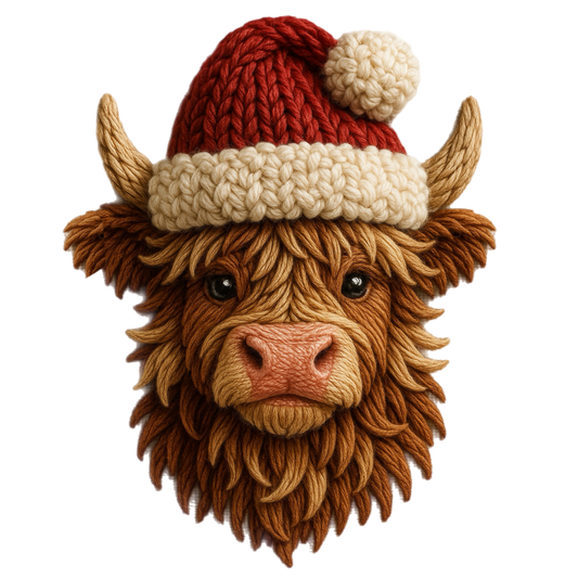 Cow Santa Yarn