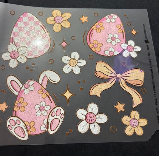 Easter eggs and bunny ears print