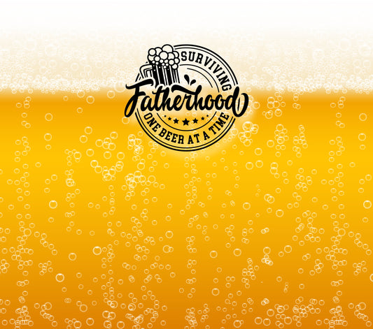 Fatherhood beer tumbler