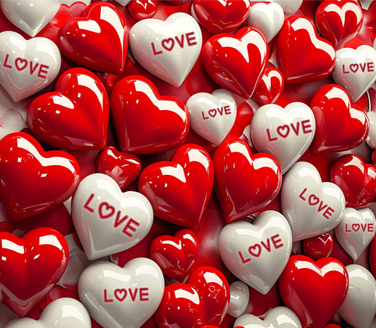 Heart 3d love Tumbler