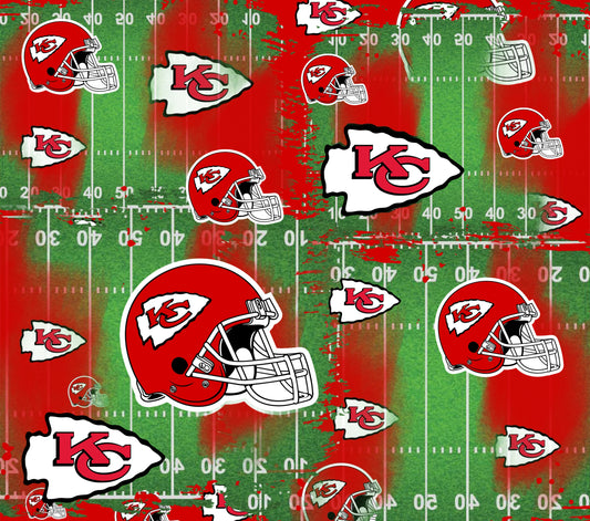 KC Chiefs football tumbler