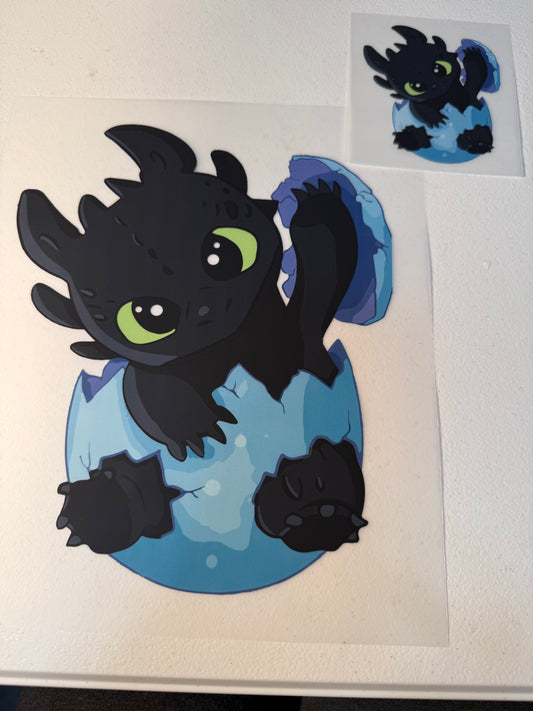 Toothless Blue Egg Set